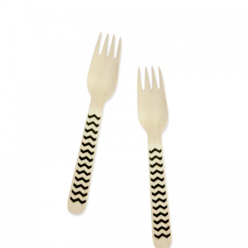 Fork - Chevron Black